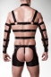 Preview: GREY VELVET Harness-Set MEN